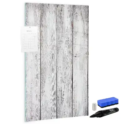 Tableau magnétique effaçable à sec en bois peint