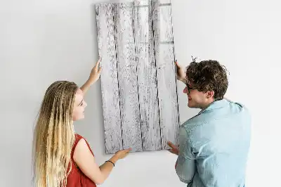 Tableau magnétique effaçable à sec en bois peint