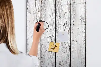 Tableau magnétique effaçable à sec en bois peint
