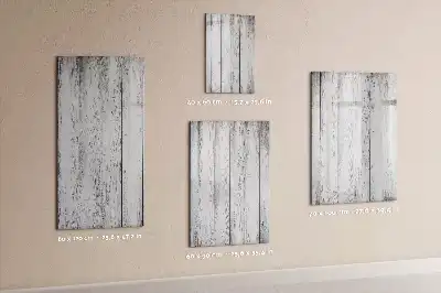 Tableau magnétique effaçable à sec en bois peint