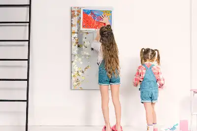 Tableau magnétique effaçable à sec modèle étoiles