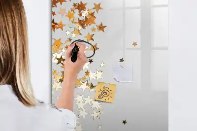 Tableau magnétique effaçable à sec modèle étoiles