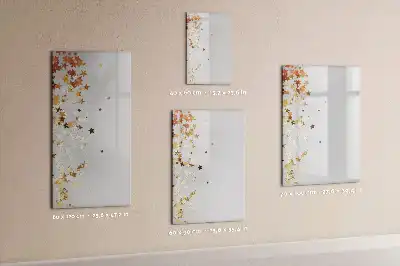 Tableau magnétique effaçable à sec modèle étoiles