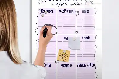 Tableau magnétique effaçable à sec lieu de naissance