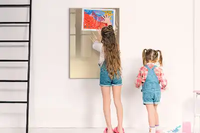Tableau effaçable à sec magnétique motif lumière abstraite