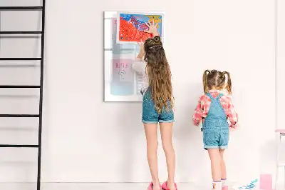 Tableau effaçable à sec magnétique planificateur motif licorne