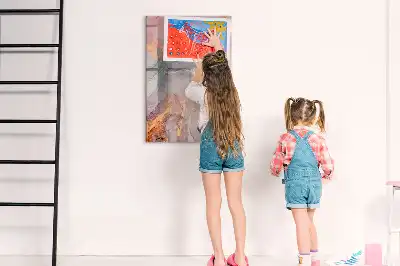 Tableau magnétique effaçable à sec en finition marbre