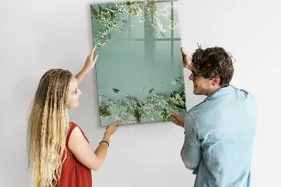 Tableau magnétique effaçable à sec modèle Gypsophile