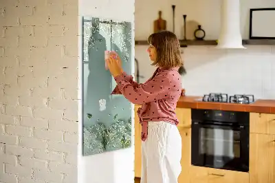 Tableau magnétique effaçable à sec modèle Gypsophile