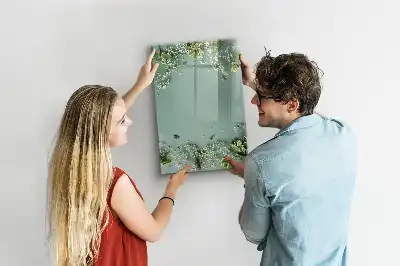 Tableau magnétique effaçable à sec modèle Gypsophile