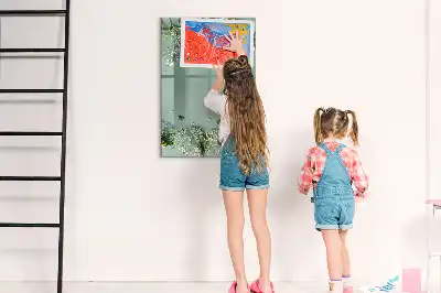 Tableau magnétique effaçable à sec modèle Gypsophile