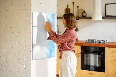 Tableau magnétique effaçable à sec motif taches d'aquarelle