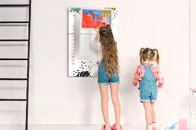 Tableau magnétique effaçable à sec liste de tâches