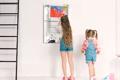 Tableau magnétique effaçable à sec liste de tâches