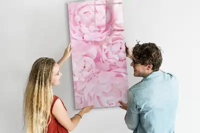 Tableau effaçable à sec magnétique motif fleurs d'été