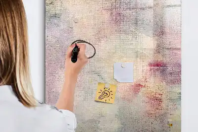 Tableau magnétique effaçable à sec motif taches de peinture