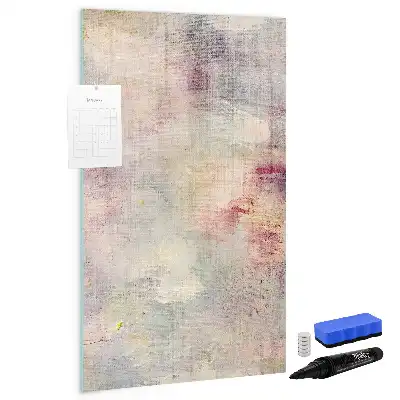 Tableau magnétique effaçable à sec motif taches de peinture