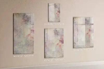 Tableau magnétique effaçable à sec motif taches de peinture