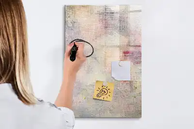 Tableau magnétique effaçable à sec motif taches de peinture