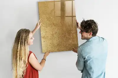 Tableau magnétique effaçable à sec tissu décoratif