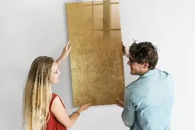 Tableau magnétique effaçable à sec tissu décoratif