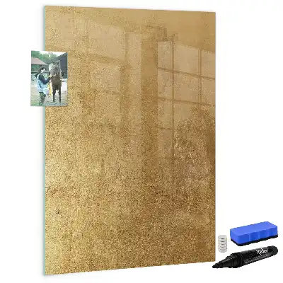Tableau magnétique effaçable à sec tissu décoratif