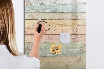 Tableau magnétique effaçable à sec planches pastel