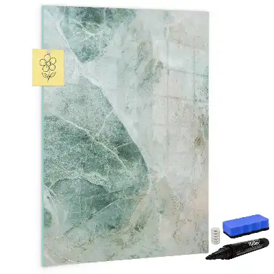 Tableau magnétique effaçable à sec en marbre de pierre