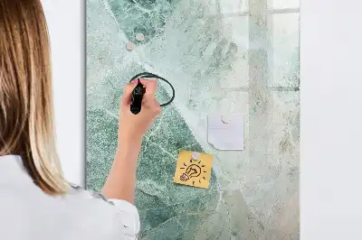 Tableau magnétique effaçable à sec en marbre de pierre