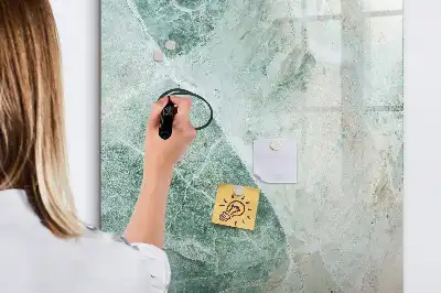 Tableau magnétique effaçable à sec en marbre de pierre