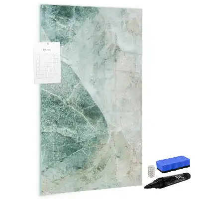 Tableau magnétique effaçable à sec en marbre de pierre
