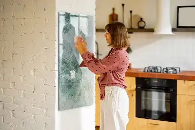 Tableau magnétique effaçable à sec en marbre de pierre