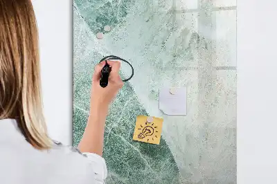 Tableau magnétique effaçable à sec en marbre de pierre