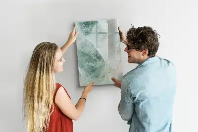 Tableau magnétique effaçable à sec en marbre de pierre