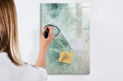 Tableau magnétique effaçable à sec en marbre de pierre