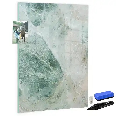 Tableau magnétique effaçable à sec en marbre de pierre