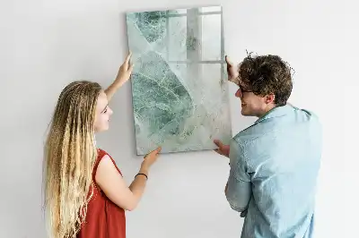 Tableau magnétique effaçable à sec en marbre de pierre