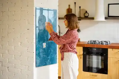 Tableau magnétique effaçable à sec motif océan et mer