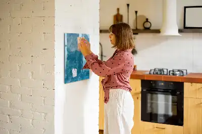 Tableau magnétique effaçable à sec motif océan et mer