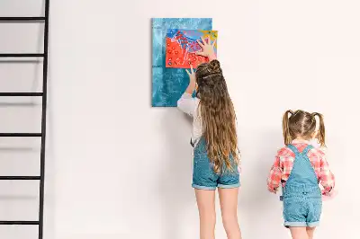 Tableau magnétique effaçable à sec motif océan et mer