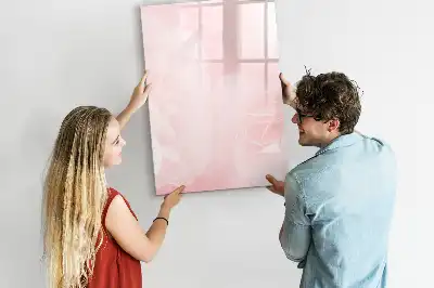 Tableau magnétique effaçable à sec motif roses