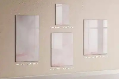 Tableau magnétique effaçable à sec motif roses