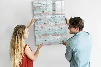 Tableau effaçable à sec magnétique en coloris pastel