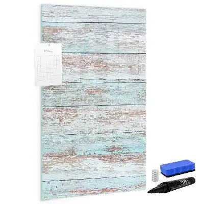 Tableau effaçable à sec magnétique en coloris pastel