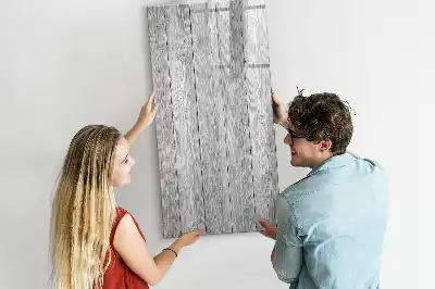 Tableau magnétique effaçable à sec en planches de bois