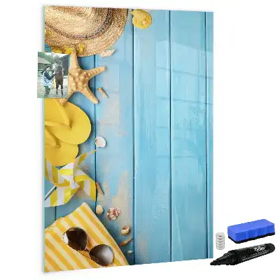 Tableau magnétique effaçable à sec accessoire de bureau