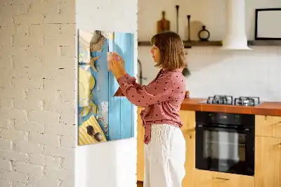 Tableau magnétique effaçable à sec accessoire de bureau