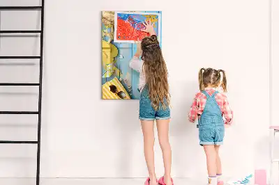 Tableau magnétique effaçable à sec accessoire de bureau