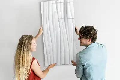 Tableau effaçable à sec magnétique lignes abstraites
