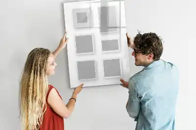 Tableau magnétique effaçable à sec cadres photo